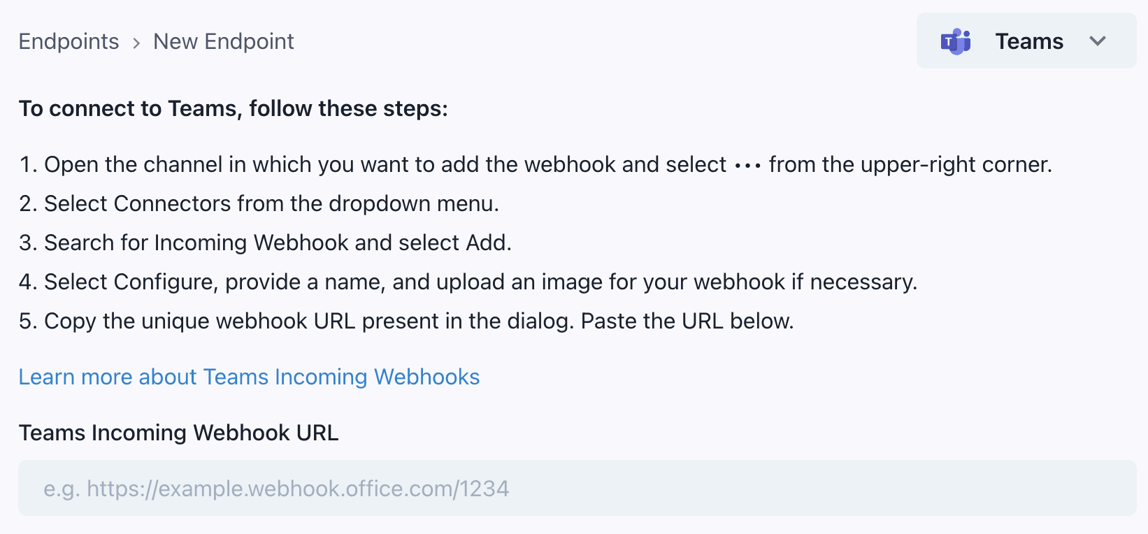 Connect to Microsoft Teams